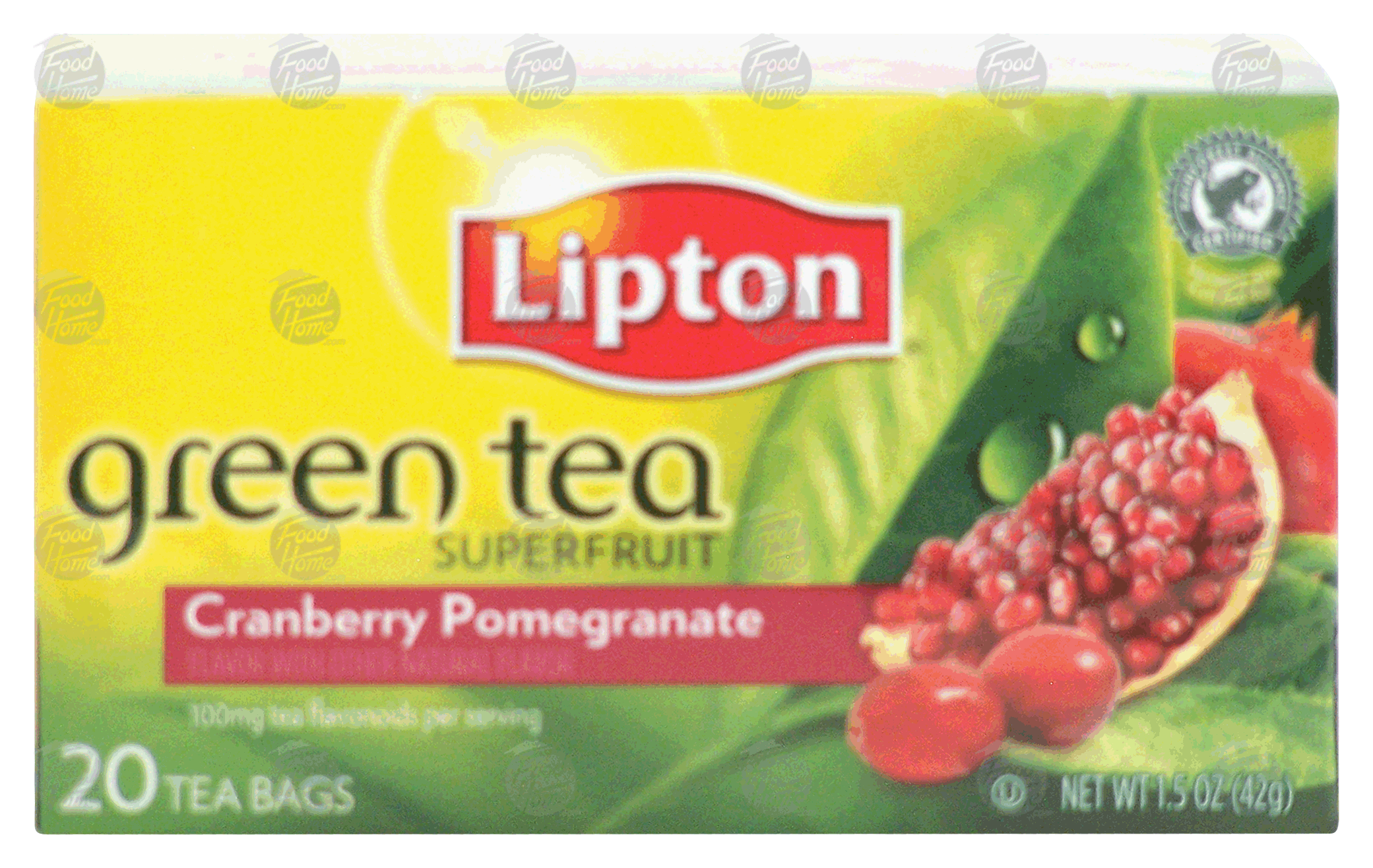 Lipton Superfruit Cranberry Pomegranate, 100% natural green tea, 20 tea bags Full-Size Picture